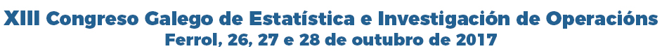 XIII Congreso Galego de Estatística e Investigación de Operacións